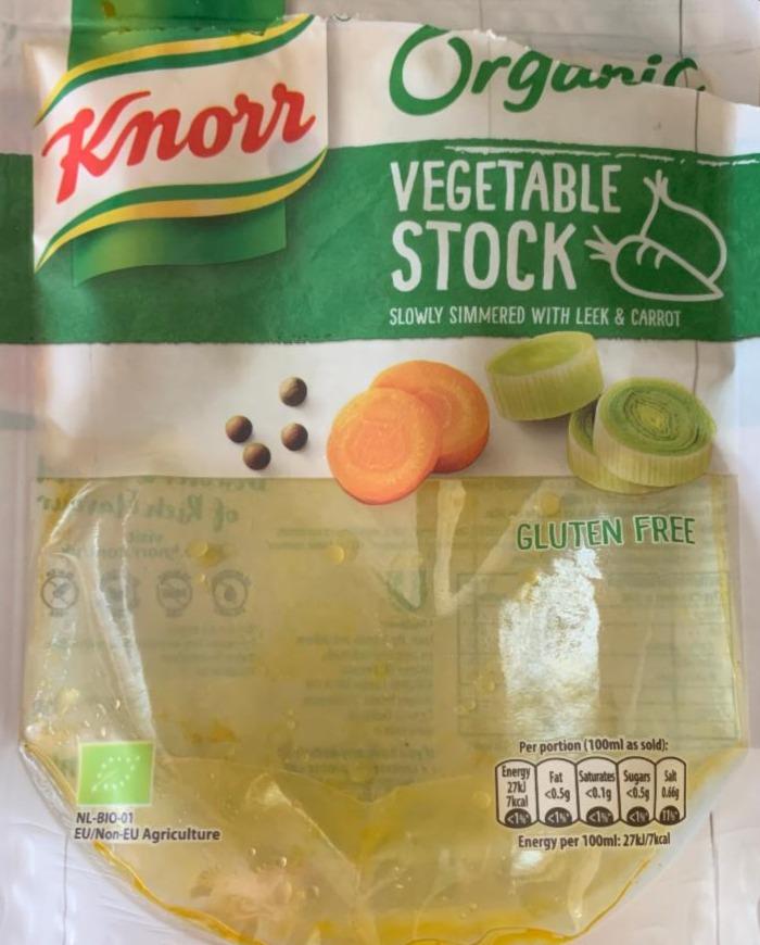 Fotografie - Vegetable stock organic Knorr