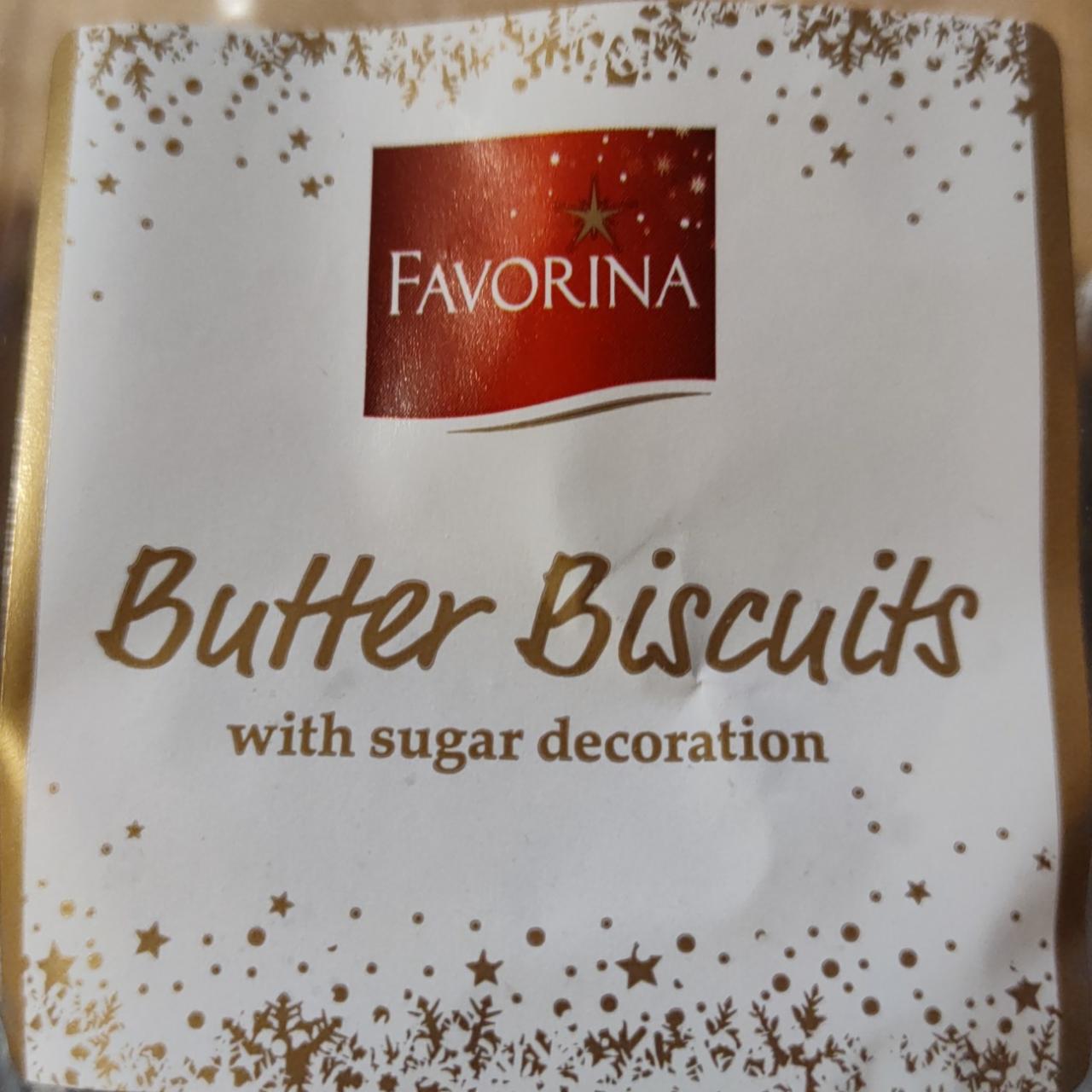 Fotografie - Butter Biscuits with sugar decorations Favorina