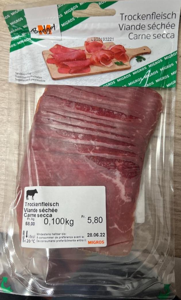Fotografie - Trockenfleisch Viande séchée Carne secca M-Budget