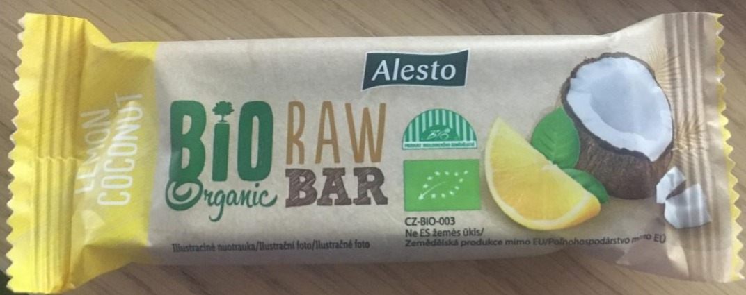Fotografie - Bio Organic Raw Bar Lemon Coconut Alesto