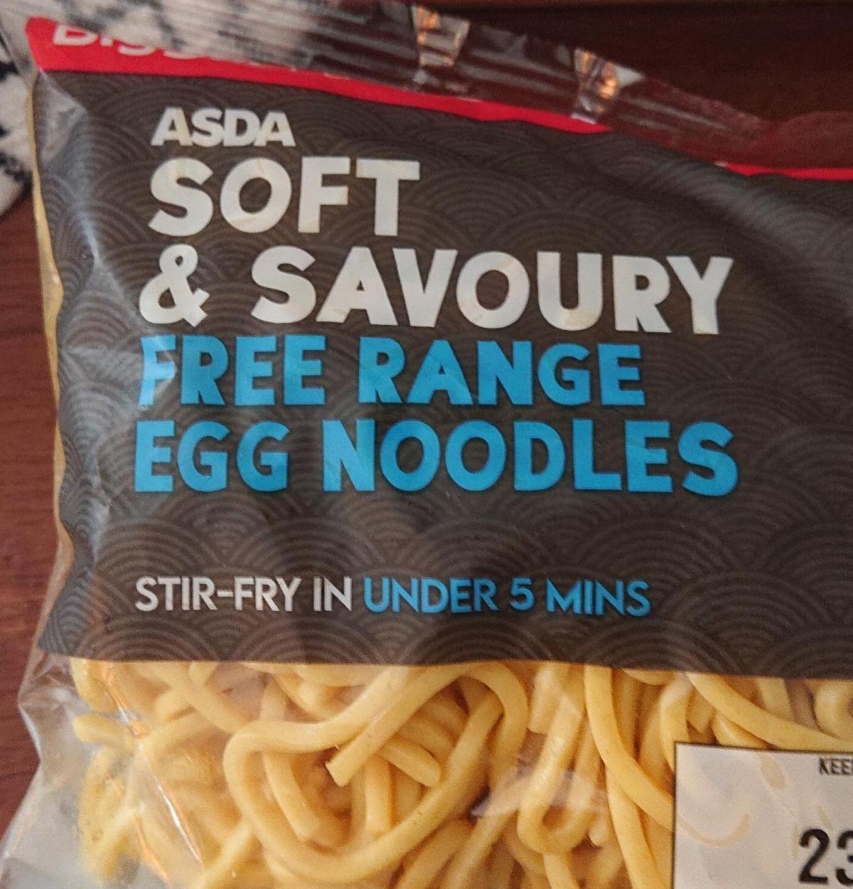 Fotografie - Soft & Savoury Free Range Egg Noodles Asda