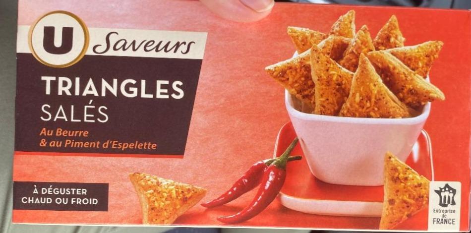 Fotografie - Triangles salés au Beurre & au Piment d'Espelette U Saveurs
