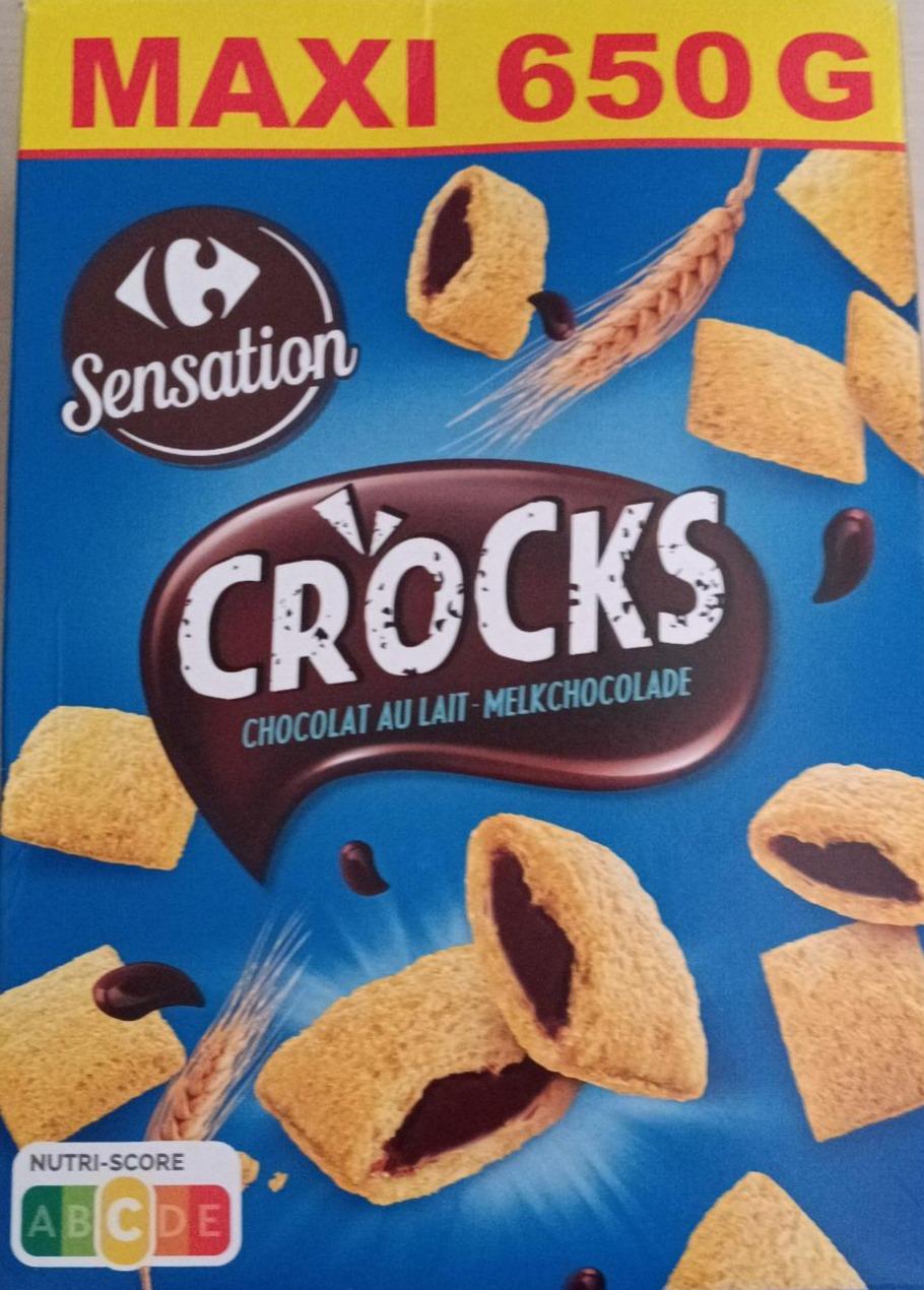Fotografie - Crocks chocolat au lait melkchocolade Carrefour Sensation