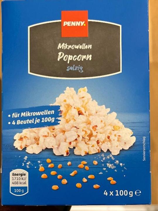 Fotografie - Mikrowellen Popcorn salzig Penny