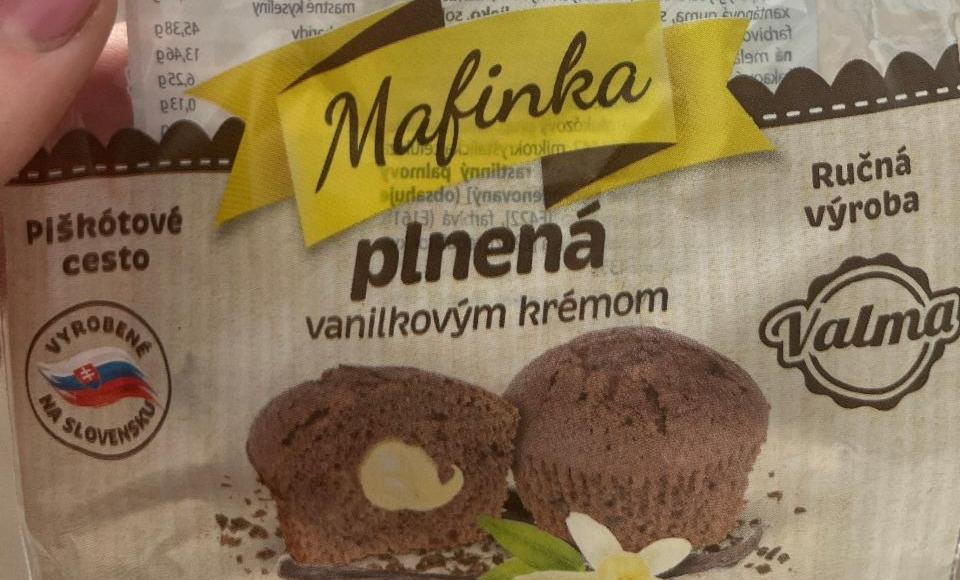Fotografie - Mafinka plnená vanilkovým krémom Valma