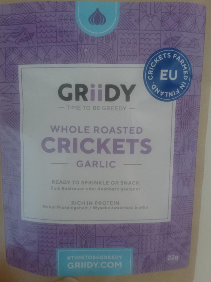 Fotografie - Whole Roasted Crickets Garlic - GRiiDY
