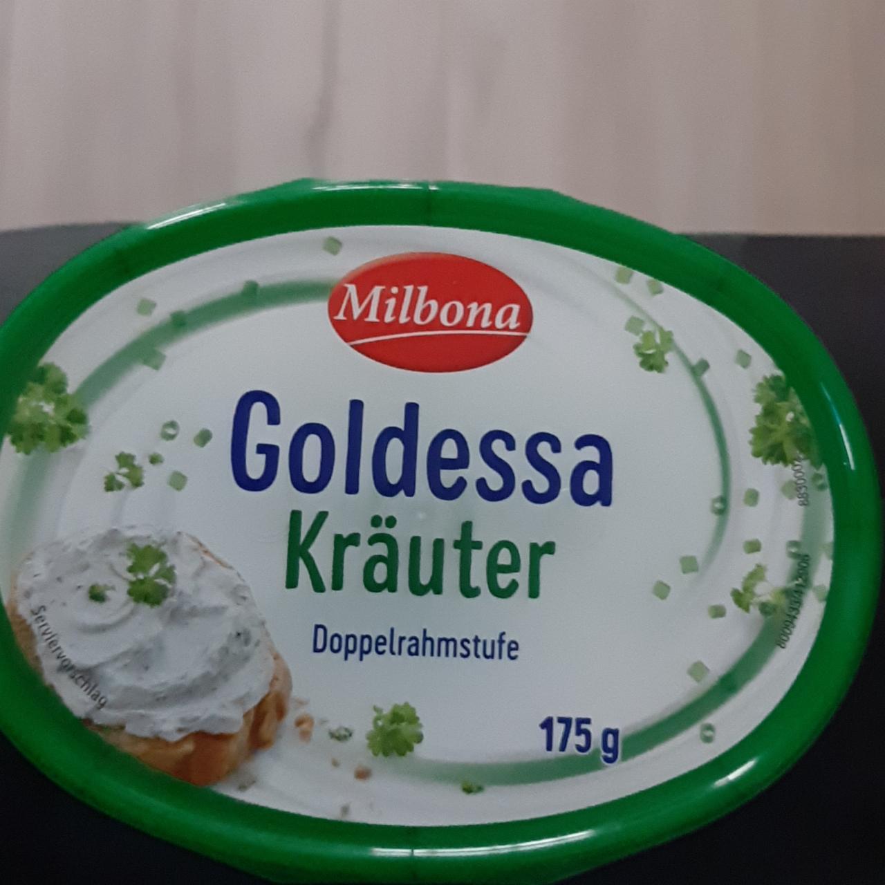 Fotografie - Goldessa Kräuter Frischkäse Milbona