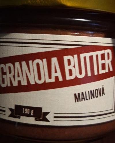 Fotografie - Granola butter malinová