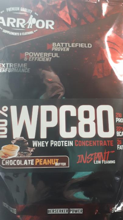 Fotografie - 100% WPC80 Chocolate Peanut Butter Warrior