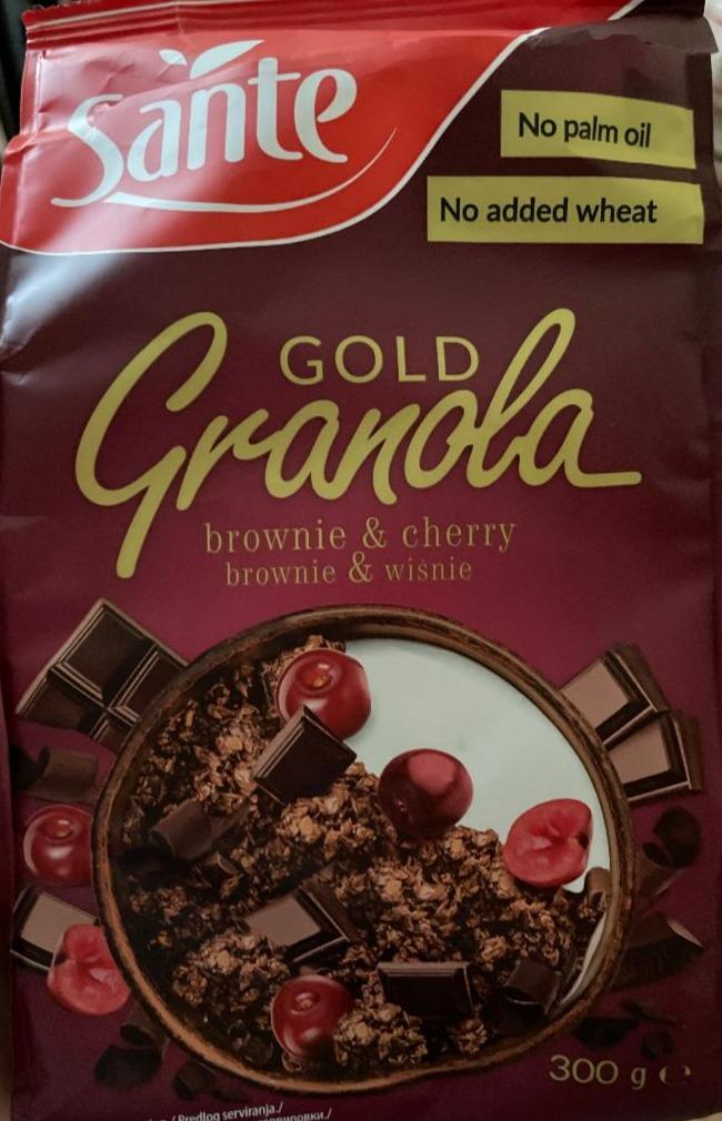 Fotografie - Gold granola Brownie & Cherry Sante