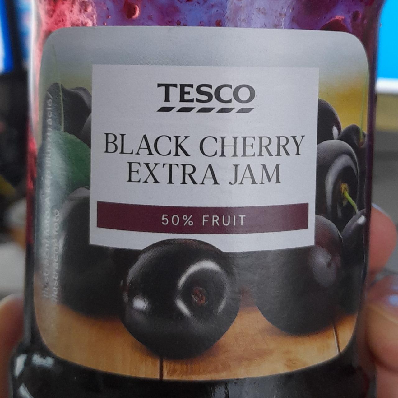 Fotografie - Black cherry extra jam Tesco