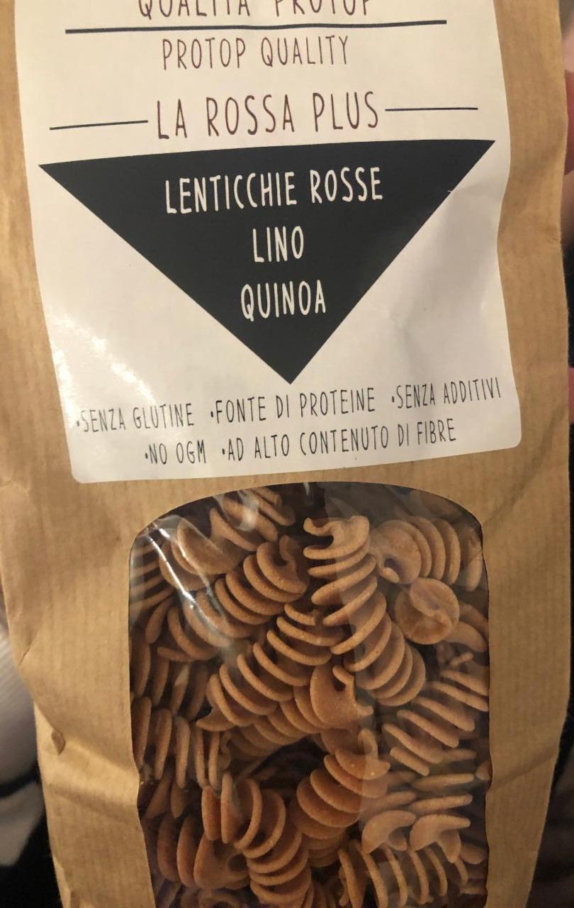 Fotografie - Fusilli lenticchie rosse lino quinoa La Rossa Plus