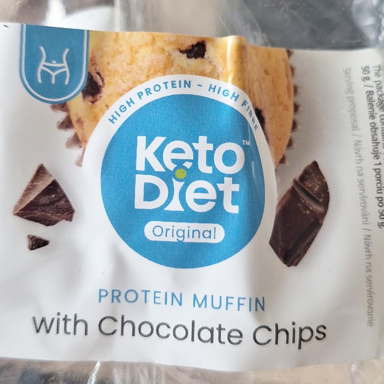 Fotografie - Protein Muffin with Chocolate Chips KetoDiet