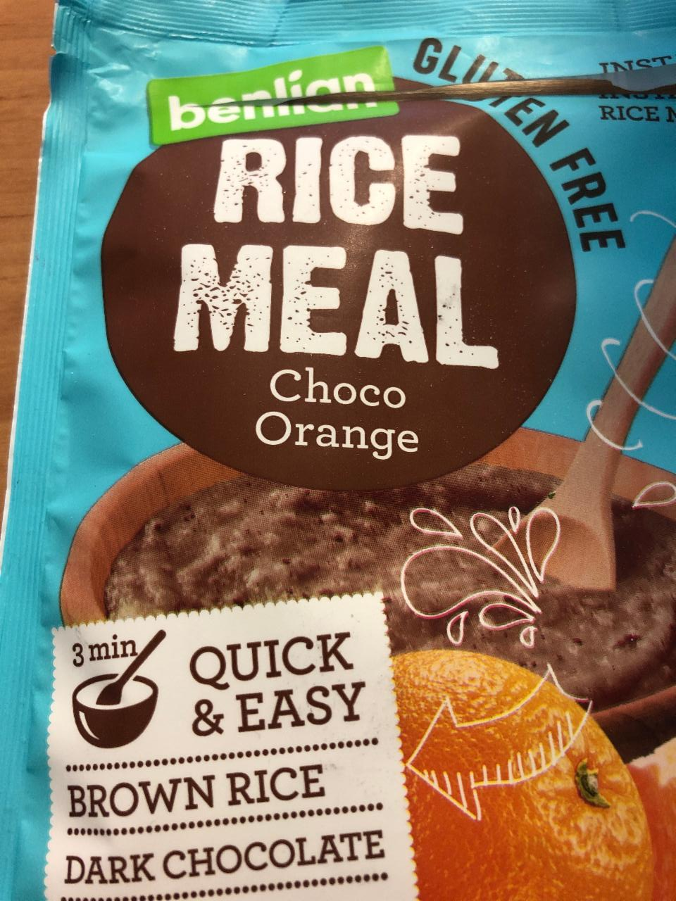 Fotografie - Rice meal Choco Orange Benlian