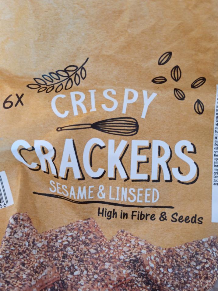 Fotografie - Crispy cracker sesame & linseed