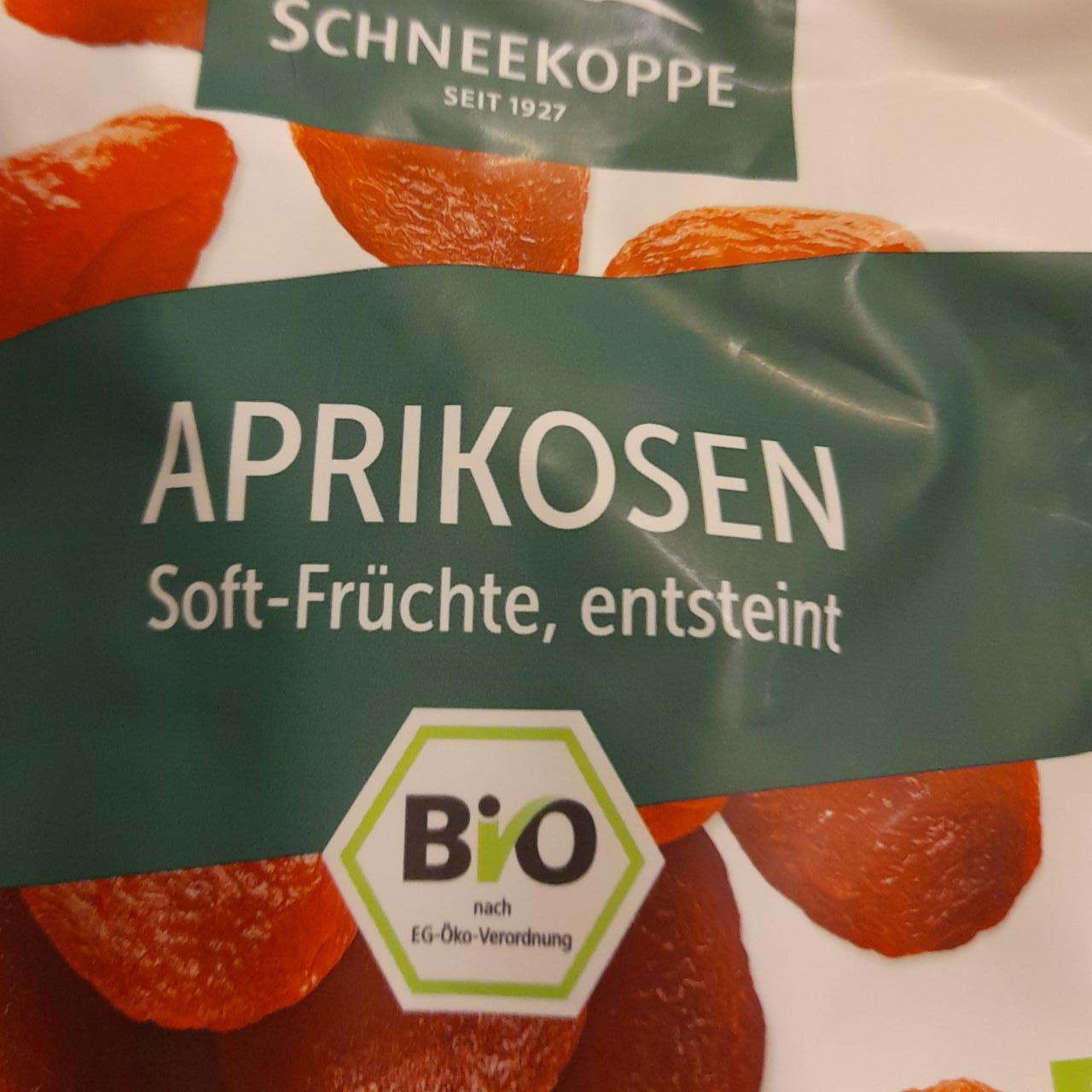 Fotografie - Bio Aprikosen Soft-Früchte, entsteint Schneekoppe