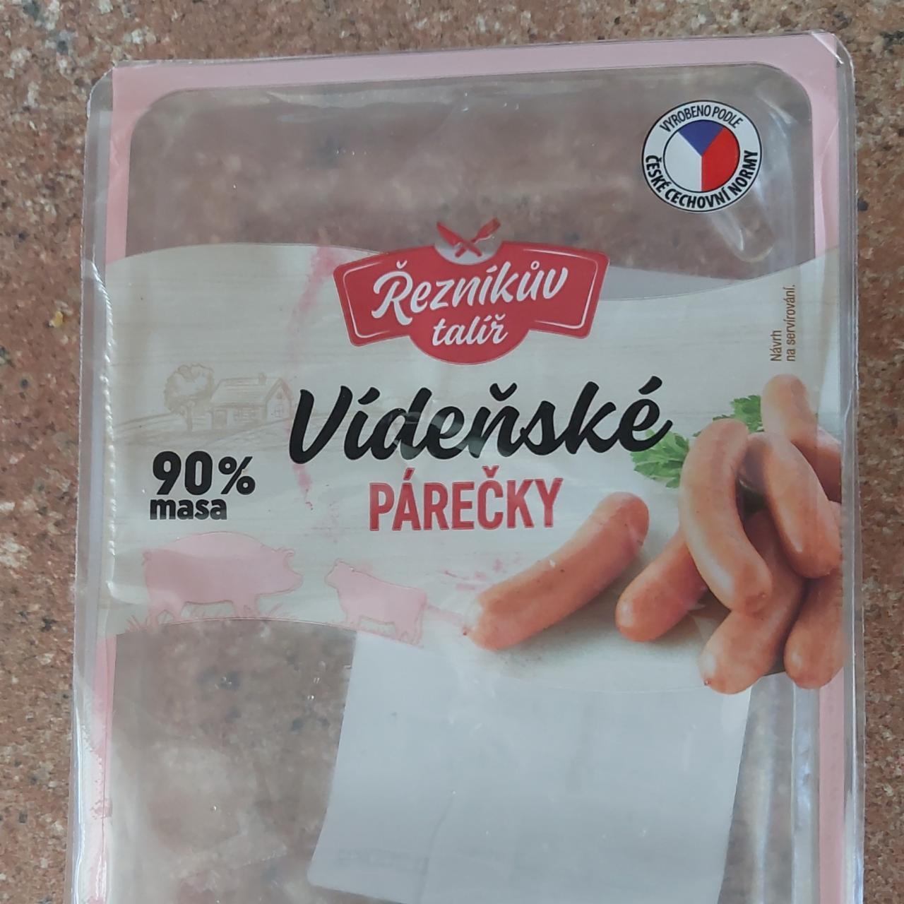 Fotografie - Vídeňské párečky 90% masa Řezníkův talíř