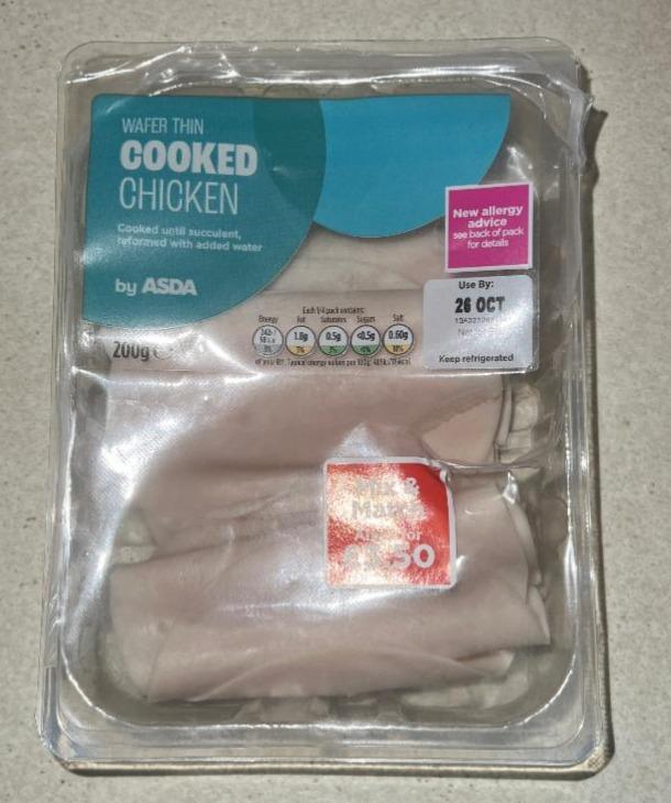 Fotografie - Cooked Chicken wafer thin Asda