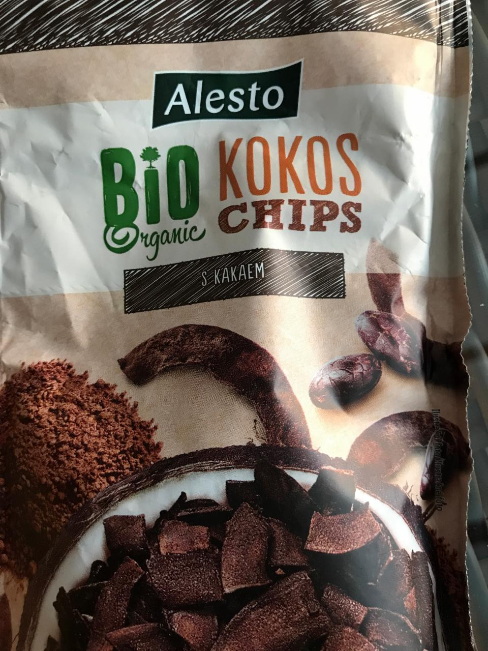 Fotografie - Bio Kokos Chips s kakaem Alesto
