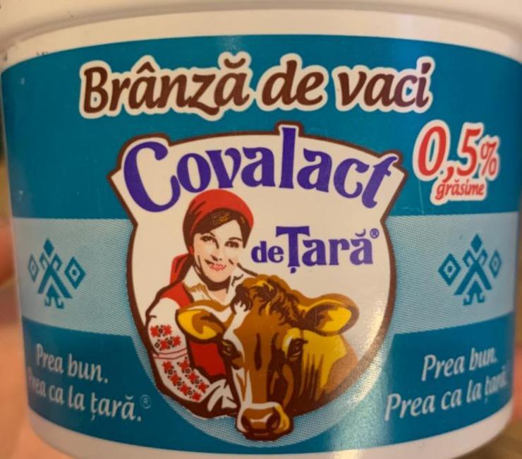 Fotografie - Branza de vaci 0,5% fat Covalact de tara