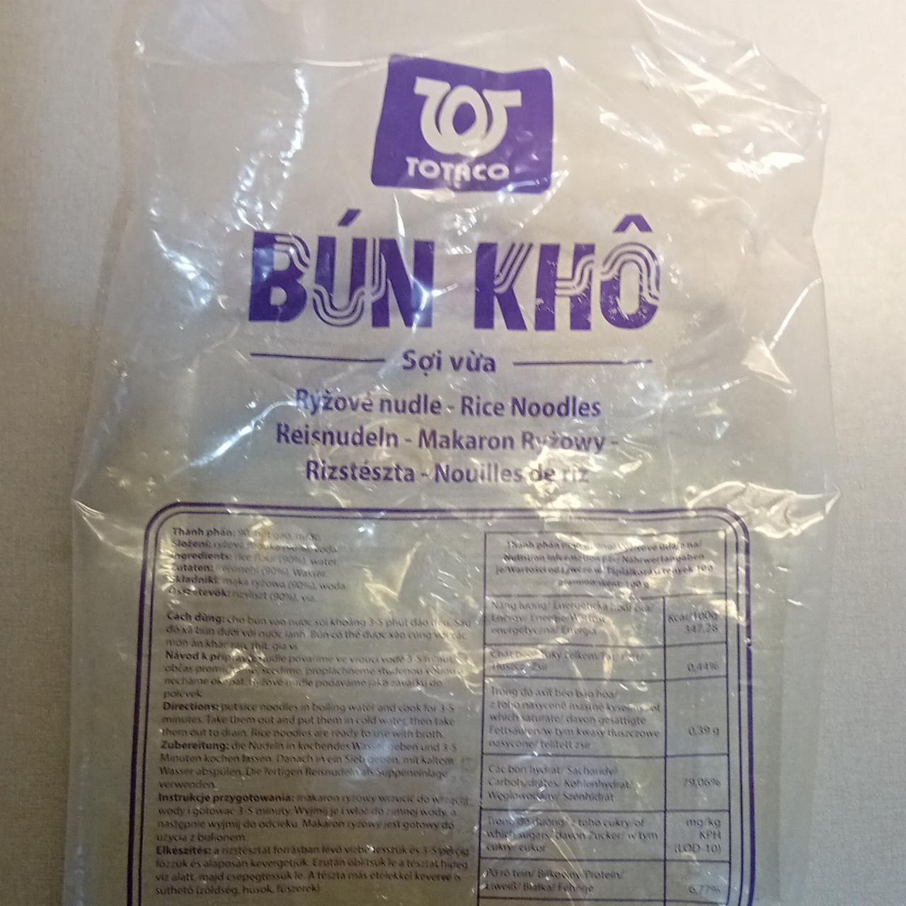 Fotografie - Rýžové nudle Bún Khô Totaco