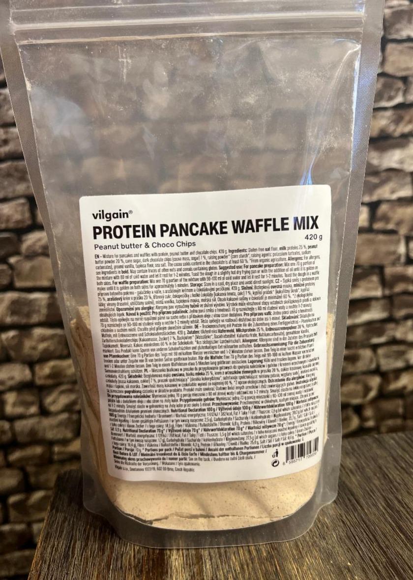 Fotografie - Protein Pancake Waffle Mix Peanut butter & Choco Chips Vilgain