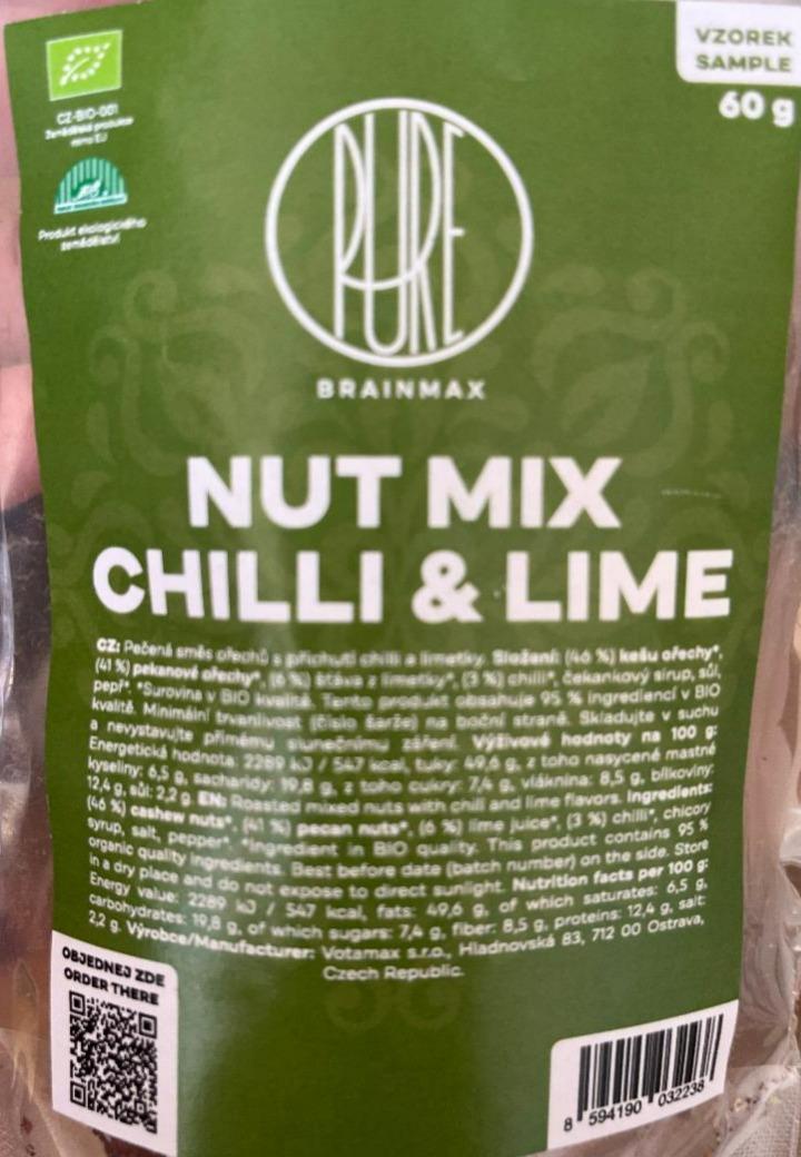 Fotografie - Nut mix Chilli & Lime BrainMax