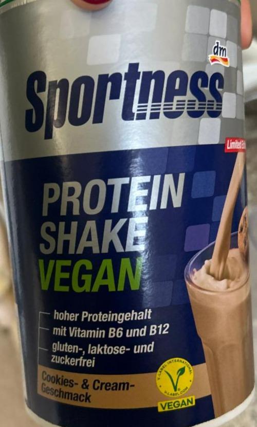 Fotografie - Protein Shake Vegan Cookies & Cream Sportness