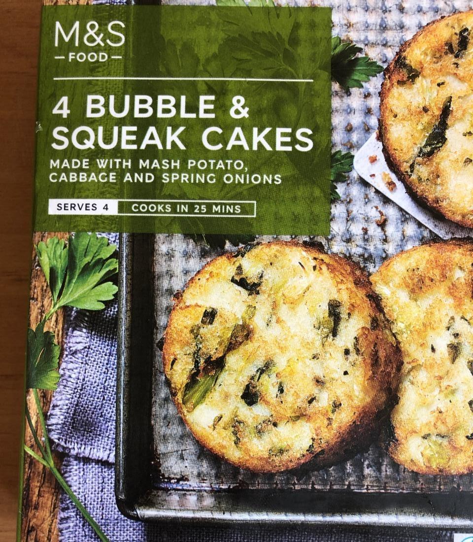 Fotografie - 4 Bubble & Squeak cakes M&S Food