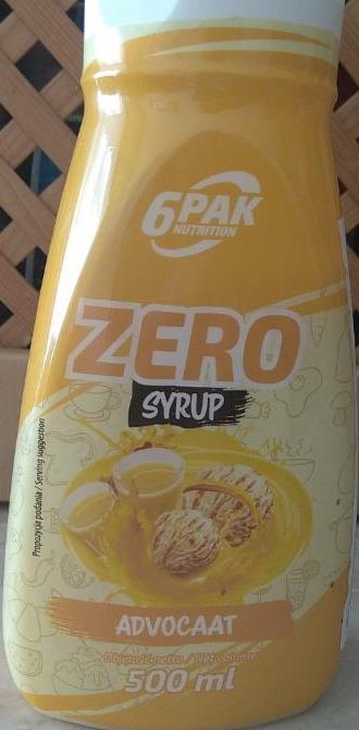 Fotografie - Zero Syrup Advocat 6PAK Nutrition