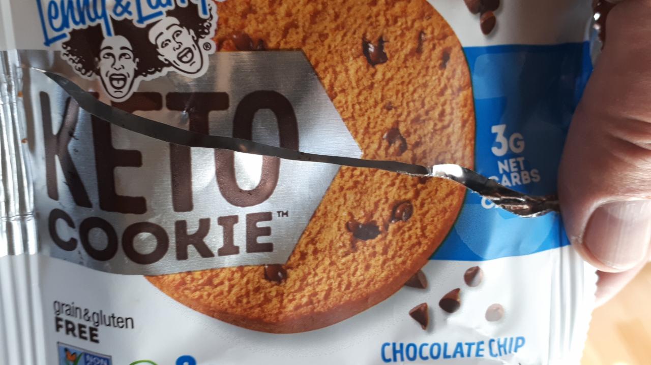 Fotografie - Keto Cookie chocolate chip Lenny&Larry's