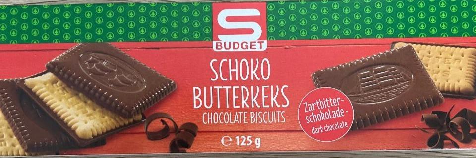 Fotografie - Schoko Butterkeks Zartbitterschokolade S Budget