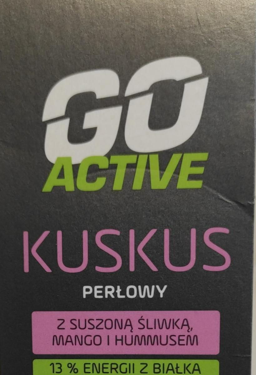 Fotografie - Kuskus perlowy z suszona śliwka, mango i hummusem Go Active