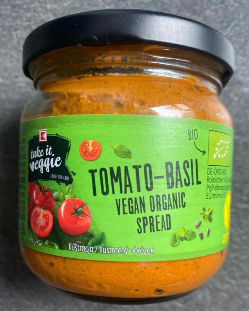 Fotografie - Tomato Basil vegan organic spread Take it veggie