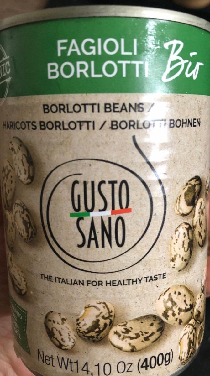 Fotografie - Organic Borlotti Beans Gusto Sano