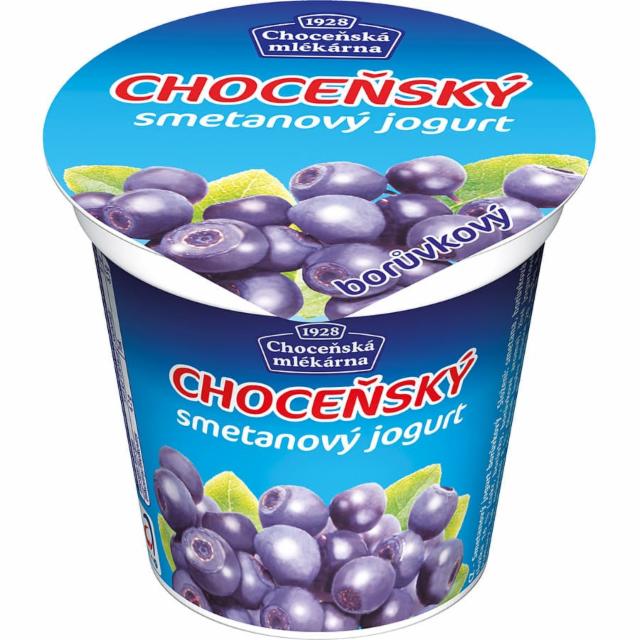 Fotografie - Choceňský smetanový jogurt Borůvkový