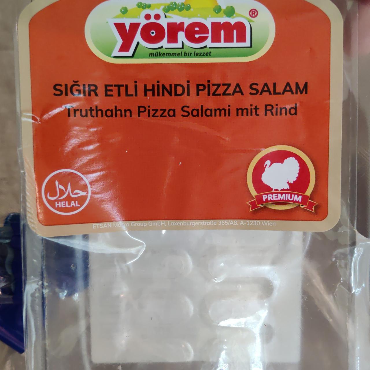 Fotografie - Truthahn Pizza Salami mit Rind Yörem