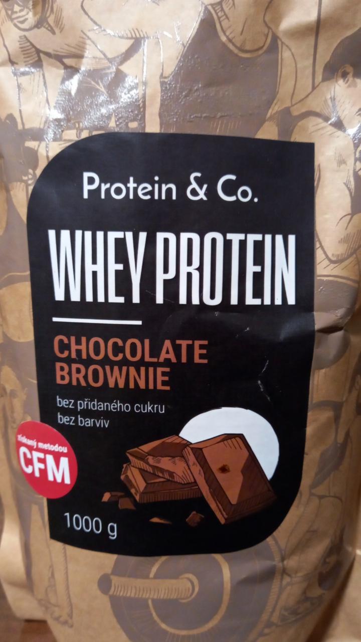 Fotografie - CFM Whey Protein Chocolate Brownie Protein & Co.