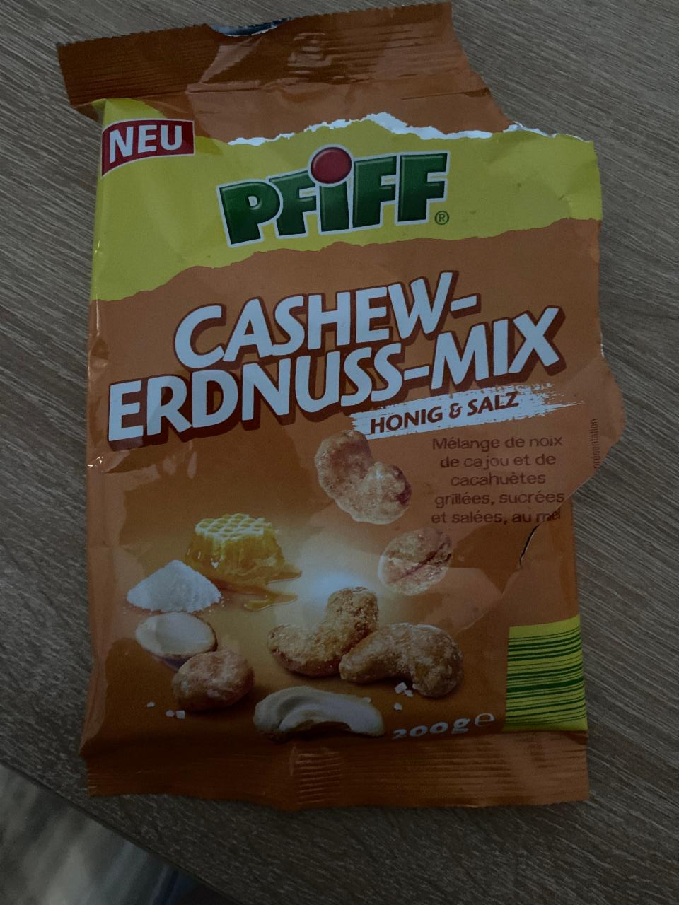 Fotografie - Cashew erdnuss mix honig & salz Pfiff
