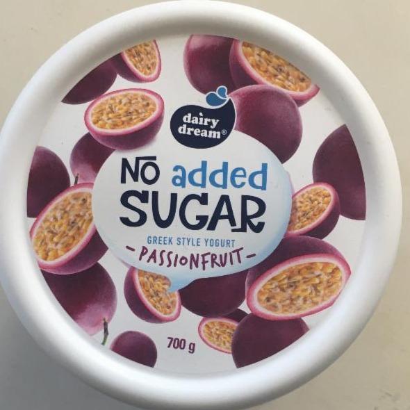 Fotografie - No Added Sugar Greek style yogurt - passion fruit