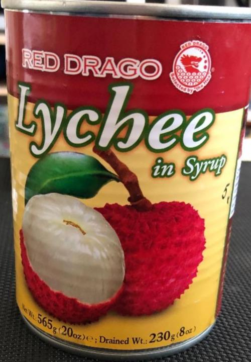 Fotografie - Lychee in syrup Red Drago