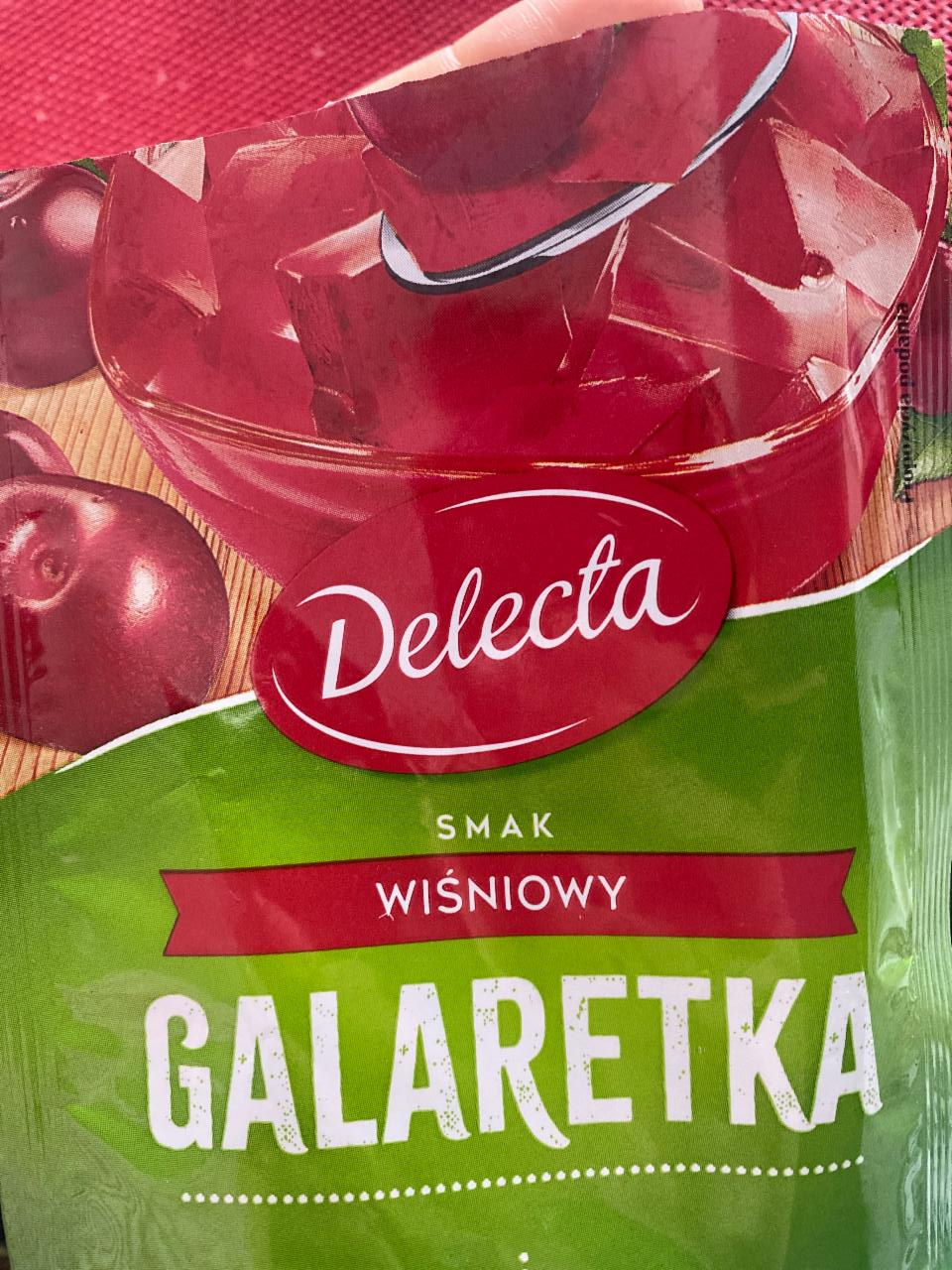 Fotografie - Galaretka smak wiśniowy Delecta