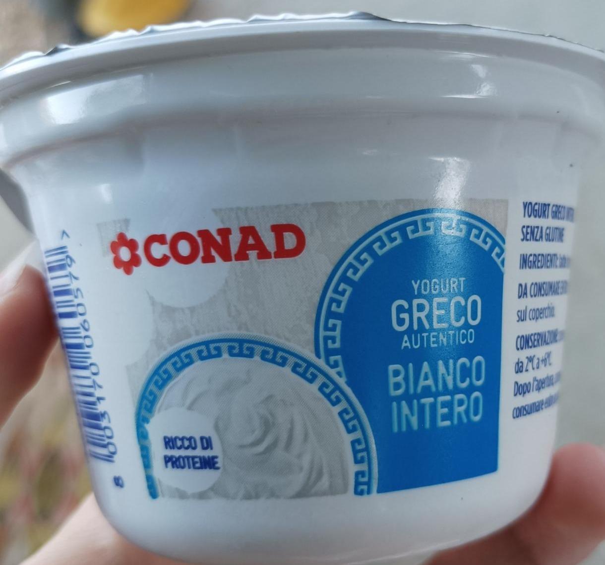 Fotografie - Yogurt Greco Autentico Bianco Intero Conad
