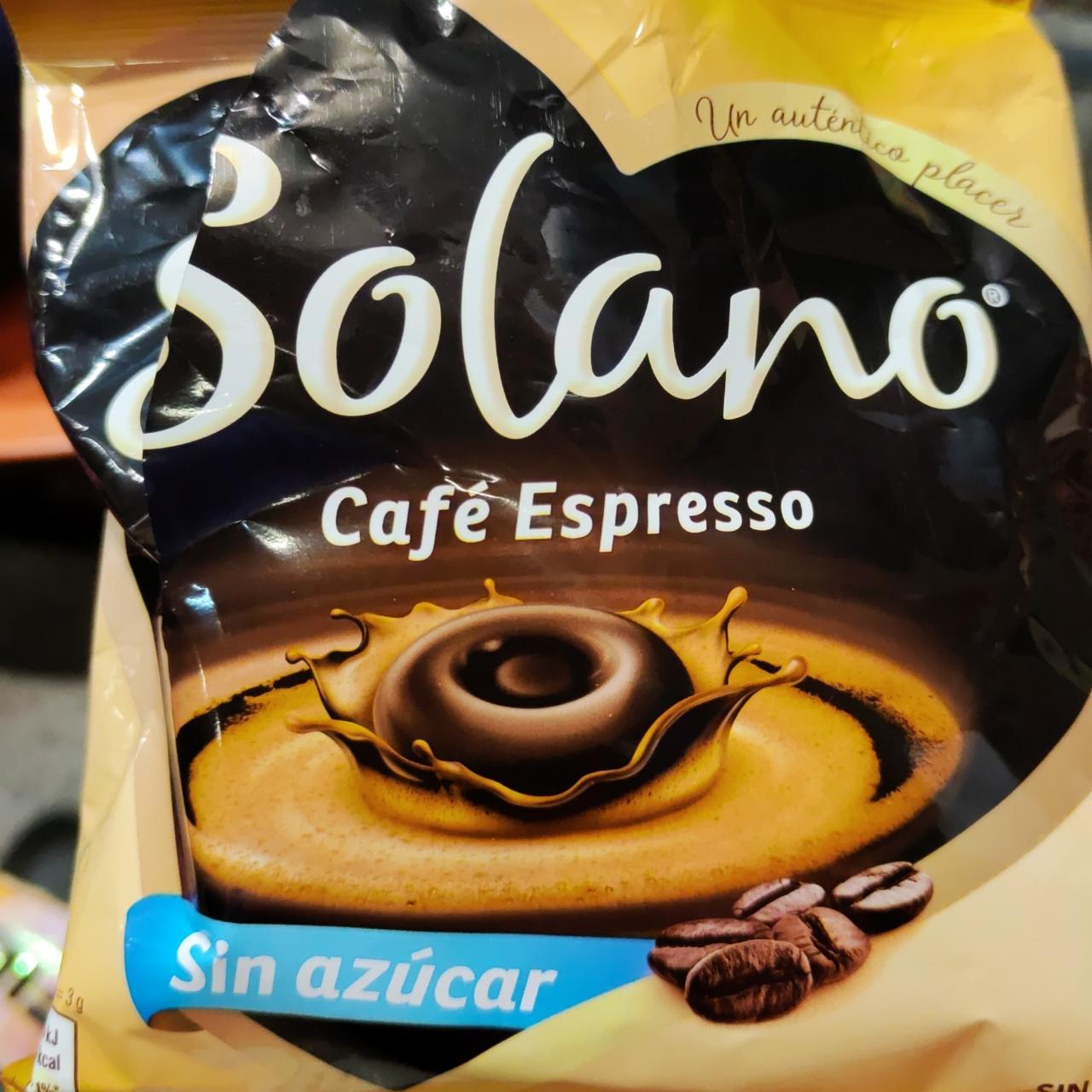 Fotografie - Café Espresso Sin azúcar Solano