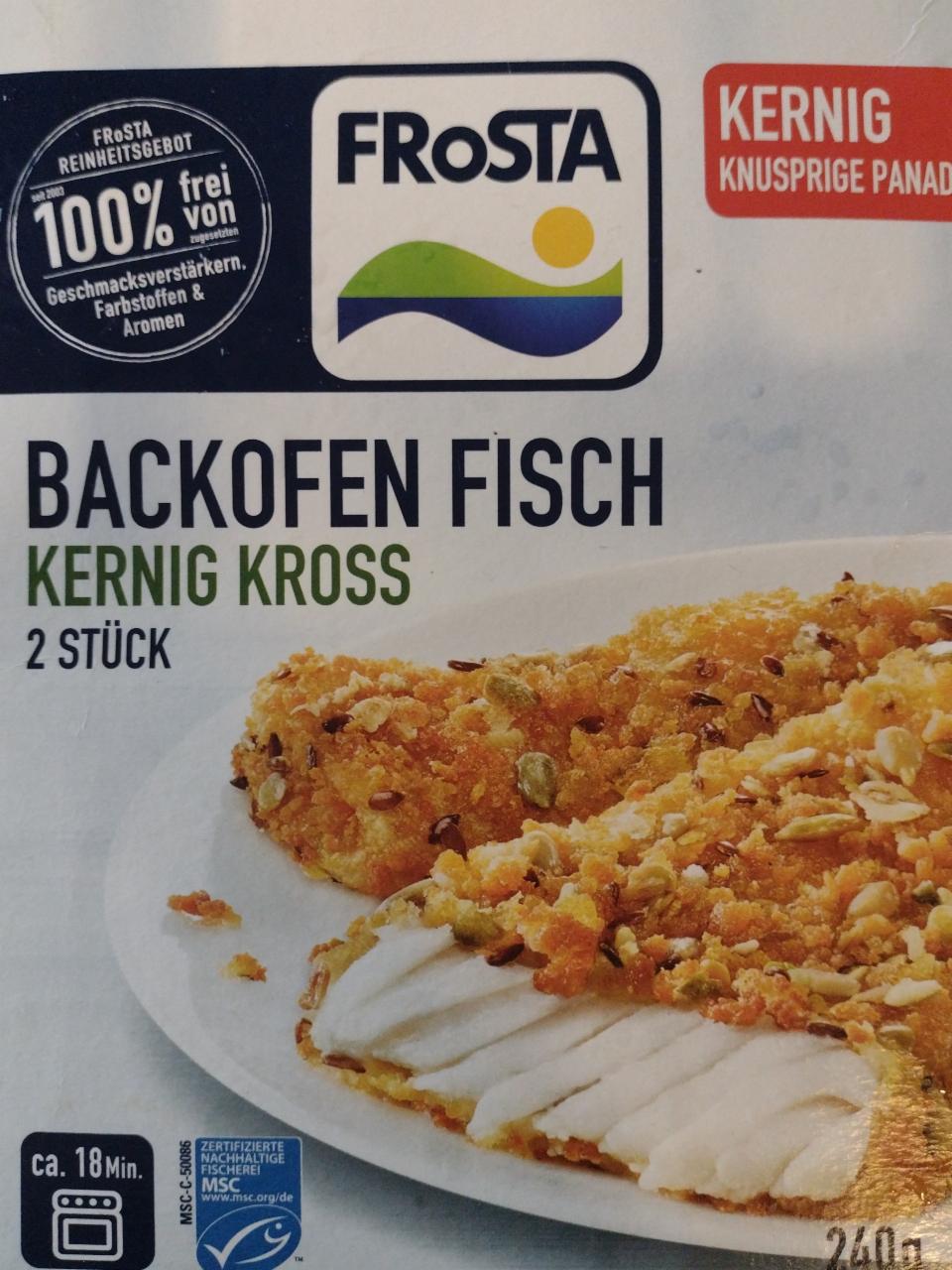 Fotografie - Backofen Fisch Kernig Kross FRoSTA