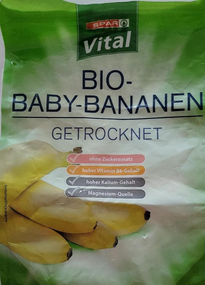 Fotografie - Bio-baby-bananen getrockenet Spar Vital