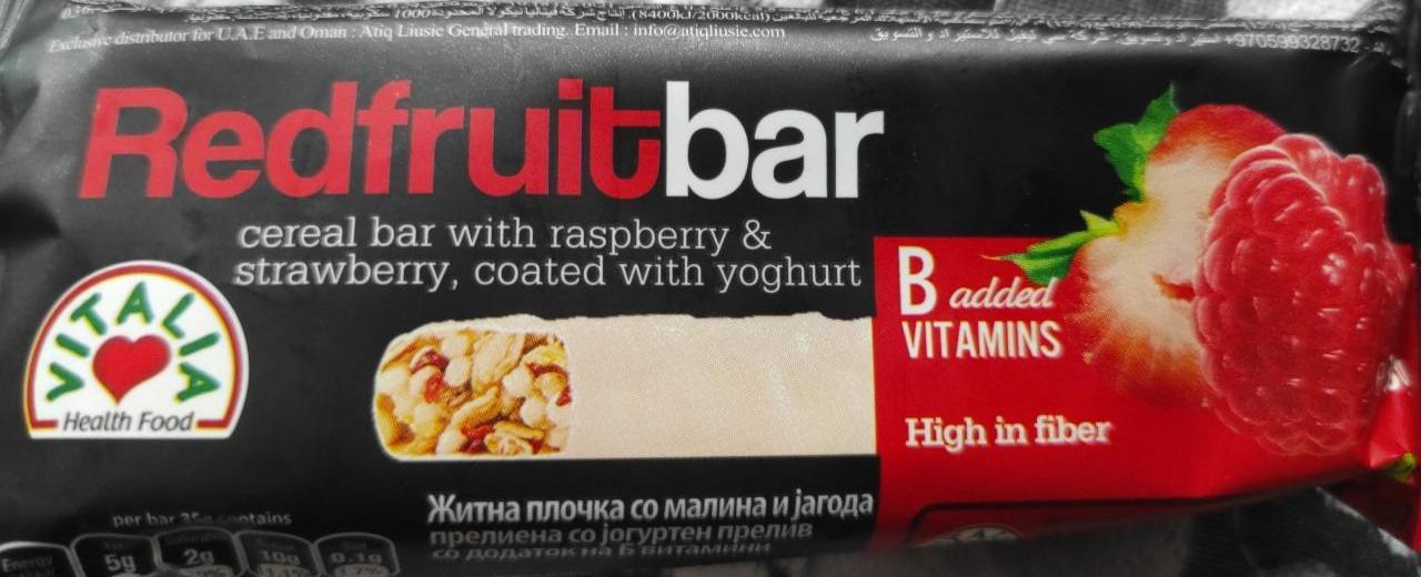 Fotografie - RedFruit Bar with yoghurt Vitalia