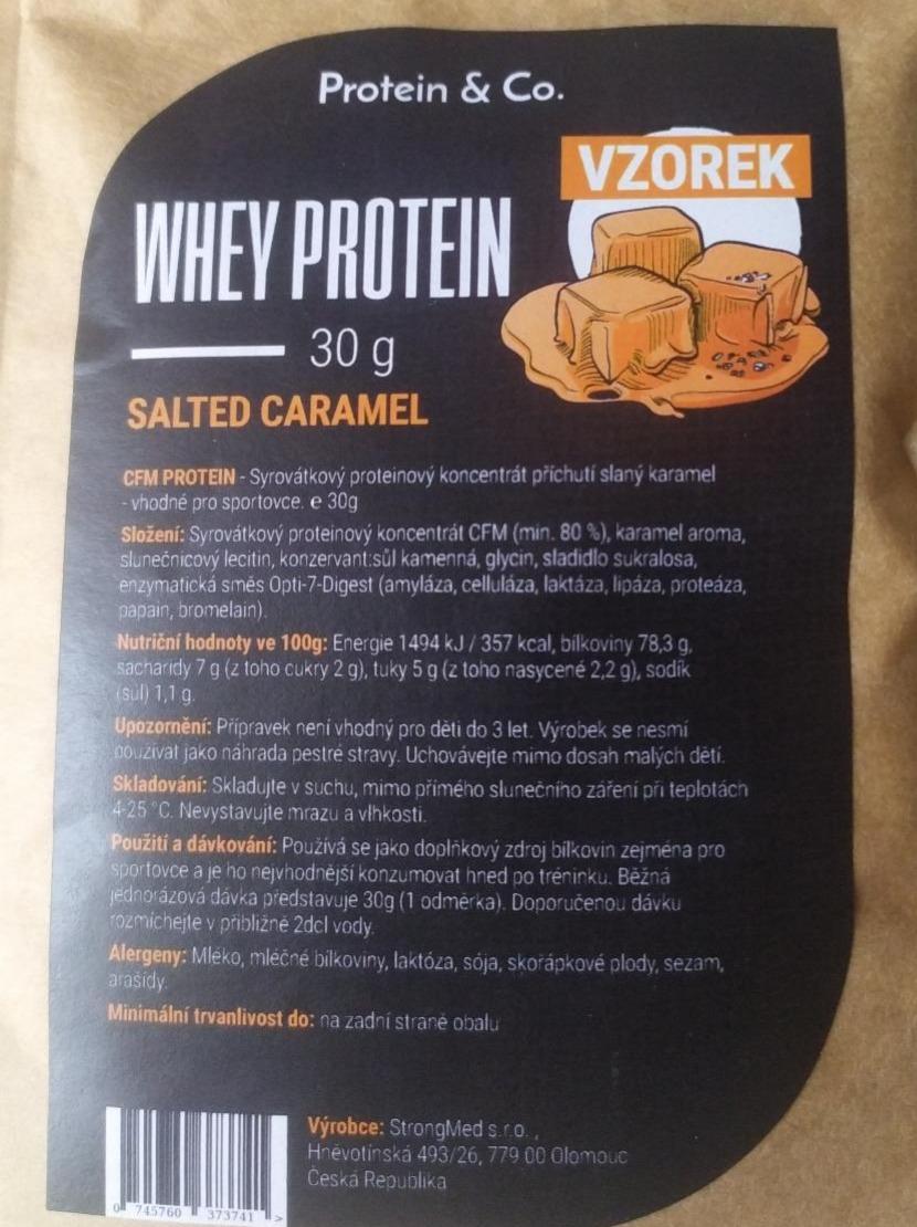 Fotografie - Whey Protein Salted Carmel Protein & Co.