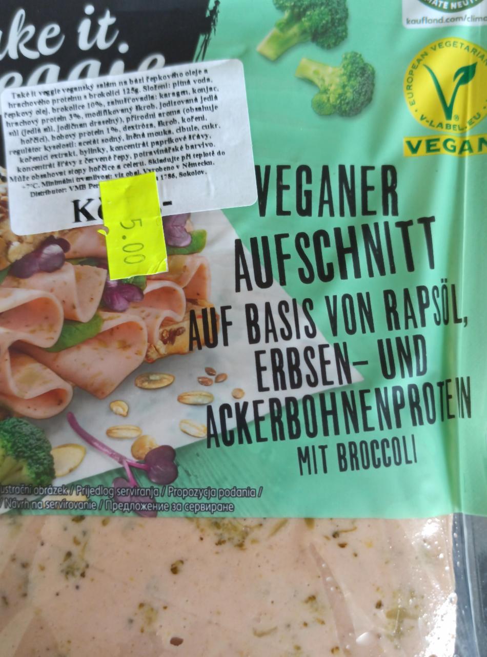 Fotografie - Veganer Aufschnitt mit Broccoli K-take it veggie
