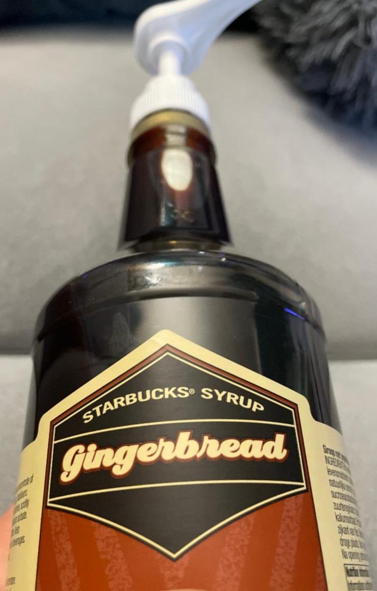 Fotografie - Gingerbread syrup Starbucks
